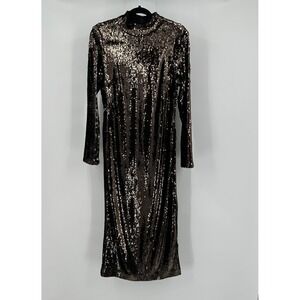 Ted Baker Womens Sequin Glam Dress Size XS Old Money Evening Ballroom Luxe Party